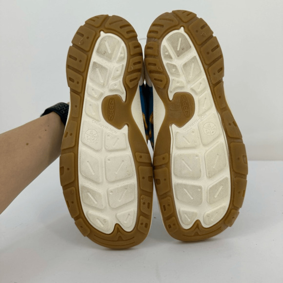 KEEN Knotch Creek Blue Tiedye Hook N Loop Sandals 1025650 Big Kids Size 5 - Picture 9 of 11